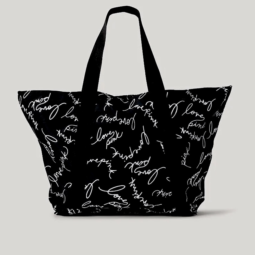 NWT Victoria’s Secret PINK zippered tote travel bag carryall gym